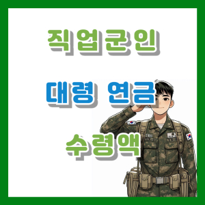 직업군인 대령 연금 수령액