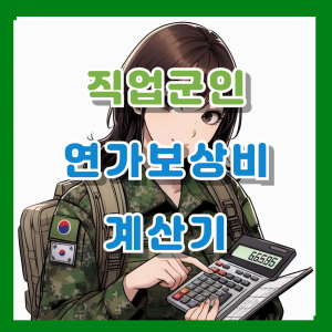 Read more about the article 직업군인 연가보상비 계산기 및 계산방법